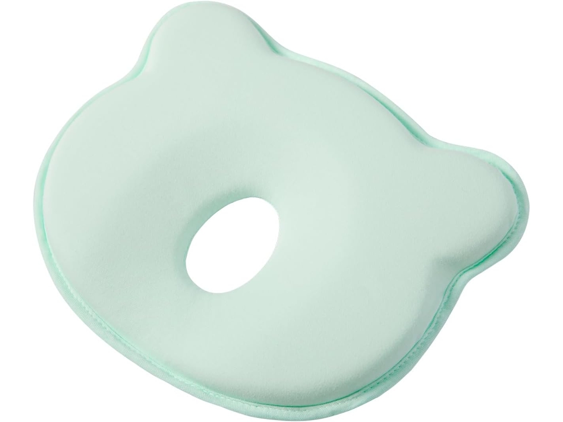 Almofada Portátil Verde – Ursinho Desenho, Macia Confortável