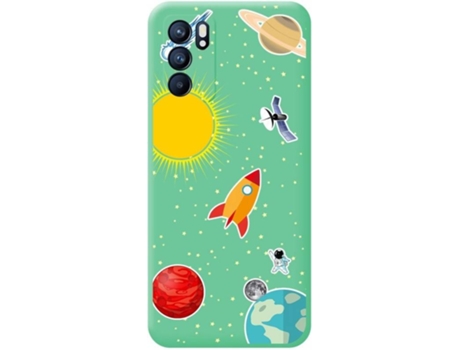 Carcasa Oppo Reno 6 5G TUMUNDOSMARTPHONE Espacio Verde