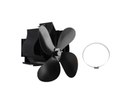 Ventilador De Pared Para Chimenea Con 4 Aspas, Inalámbrico Y Térmico Para Estufas De Leña, Económico.