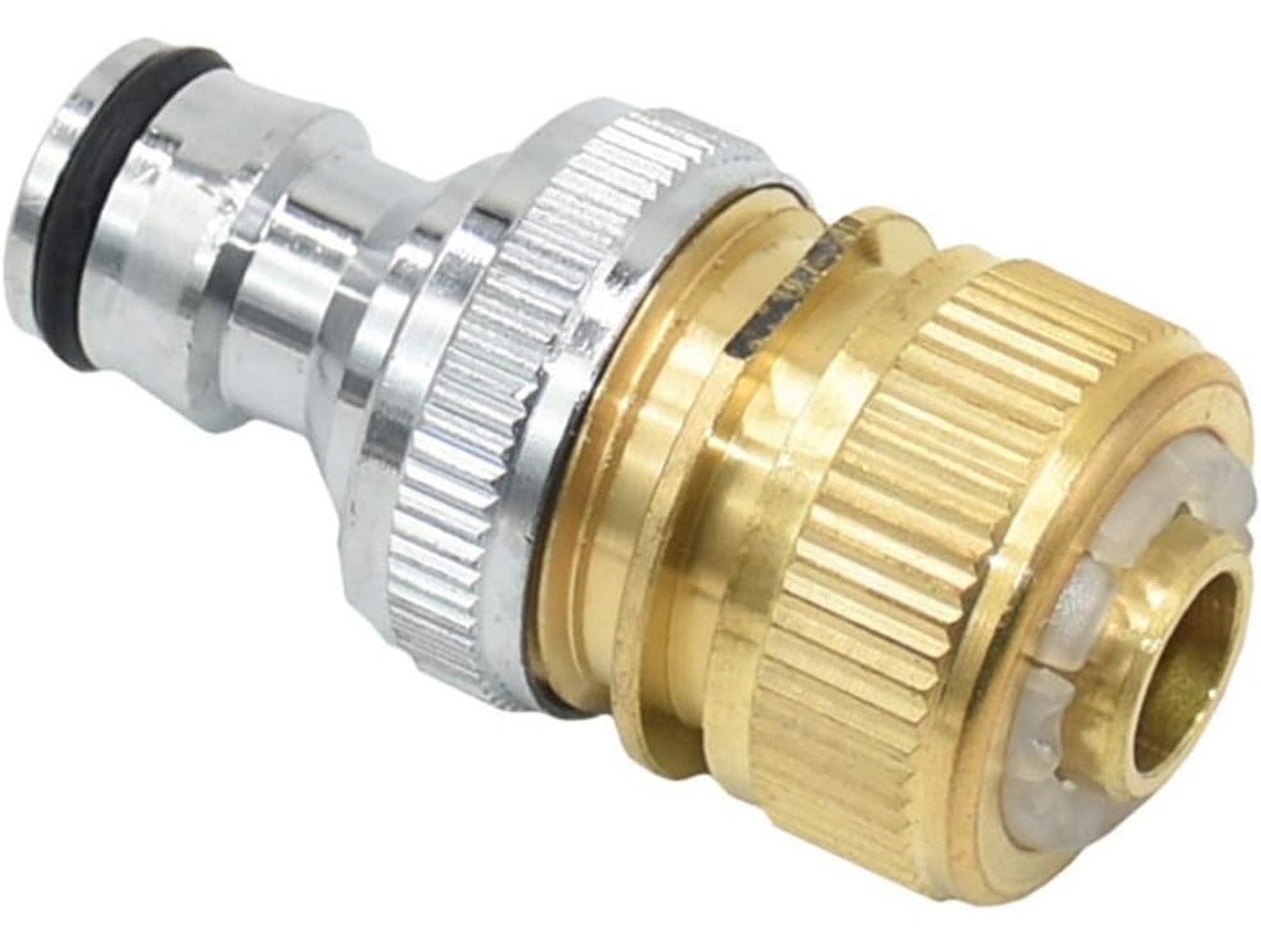Adaptador De Latón Para Manguera Jardín Conector 5/8" A Acoplamiento Latón