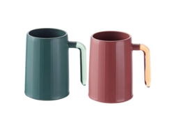 2 piezas taza de almacenamiento para cepillos de dientes ALLINLESS