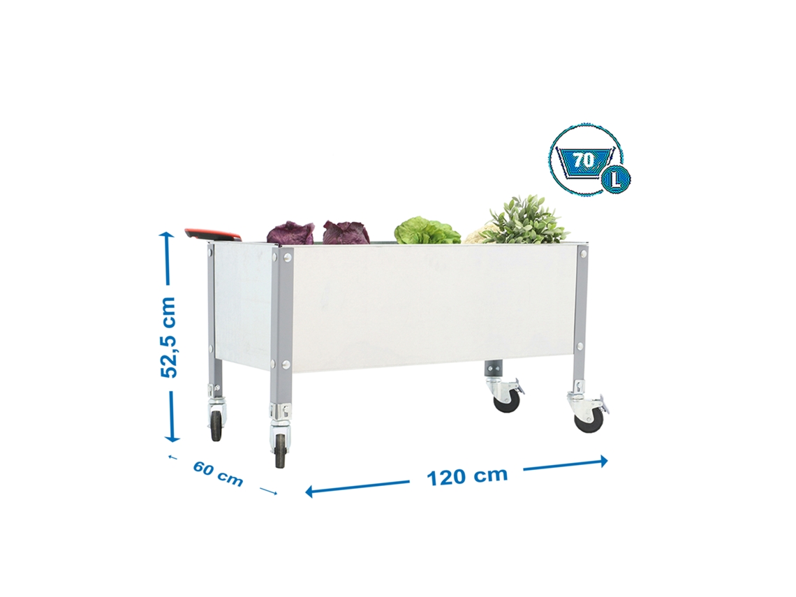 Huerto urbano Simongarden Urban Mob. 1200x600 Gris/gal