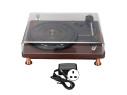 Tocadiscos con 3 velocidades y altavoces estéreo