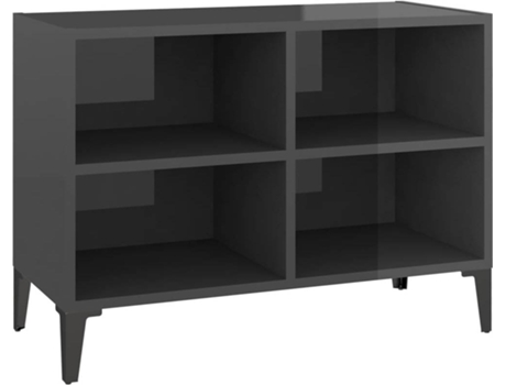 Mueble para la televisión VIDAXL Gris Madera contrachapada (69.5x30x50 cm)