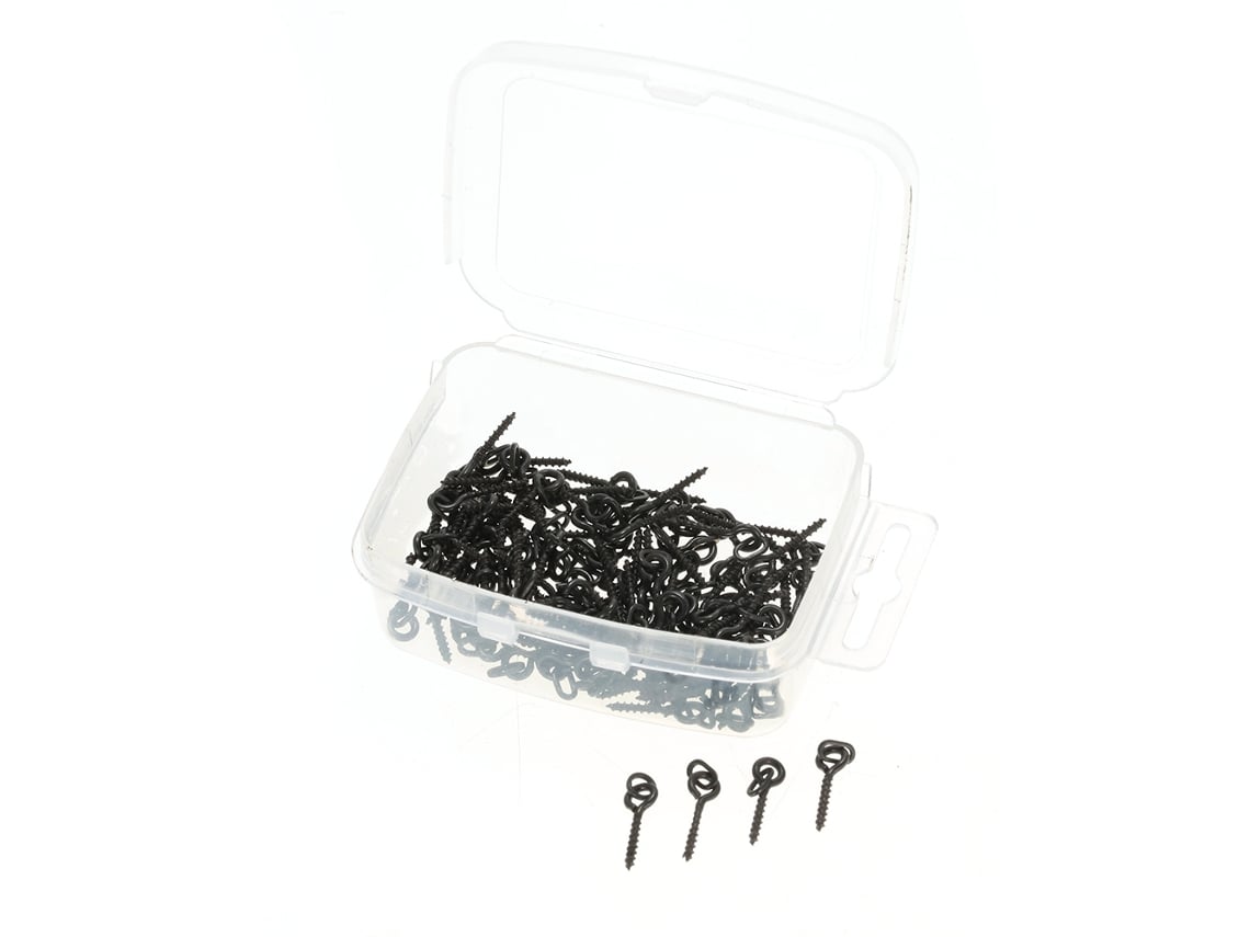 100pcs Tornillos De Cebo 14mm Con Anillos Ovalados Para Pesca De Carpa Boilies Pop Ups Terminal Tackle