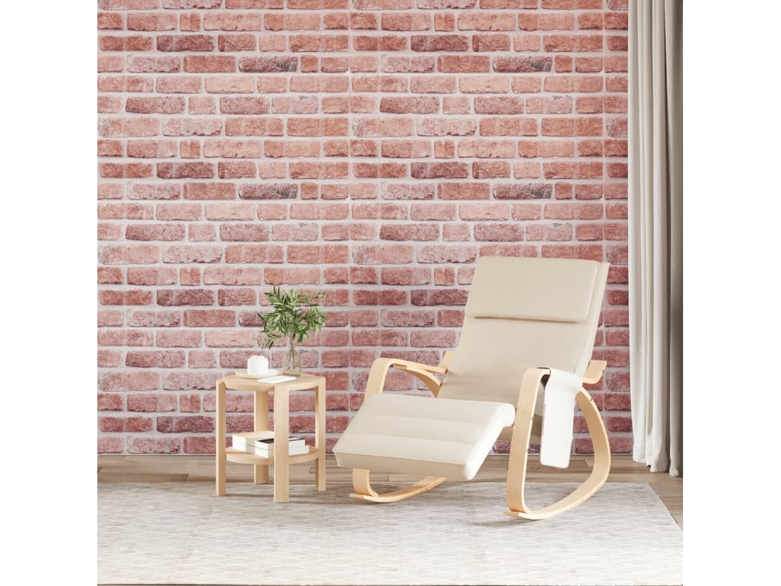 Paneles De Pared 3d 10 Unidades Eps Rojo 100x50 Cm