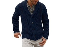 2026-chaqueta Tejida Para Hombres Mystdiy De Poliéster Y Algodón, Estilo Casual, Manga Larga, Versión Holgada, Para Otoño E Invierno