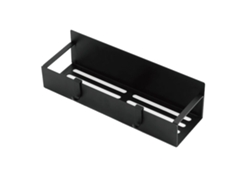 Porta Condimentos Magnético Para Nevera Con Ganchos Estante De Especias Negro 11.6x3.7x2.0in