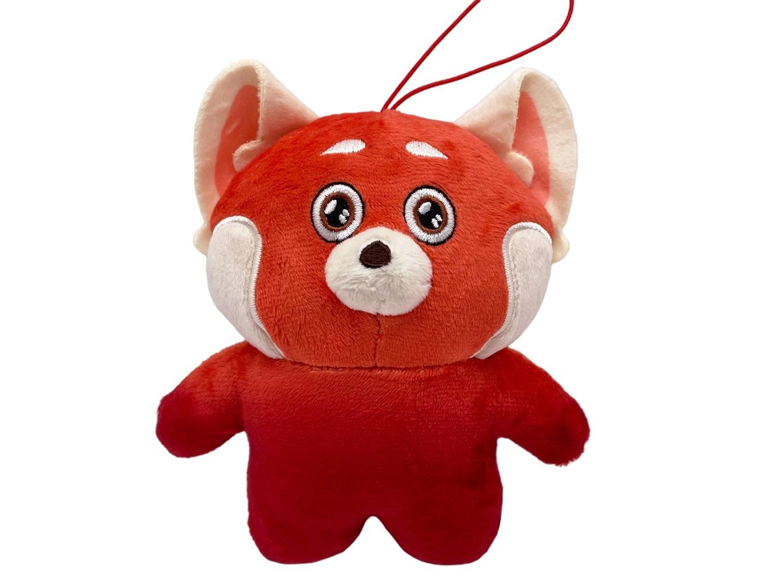 Muñeco De Peluche De Anime De Panda Rojo De 15 Cm, Juguete Coleccionable, Regalo Decorativo