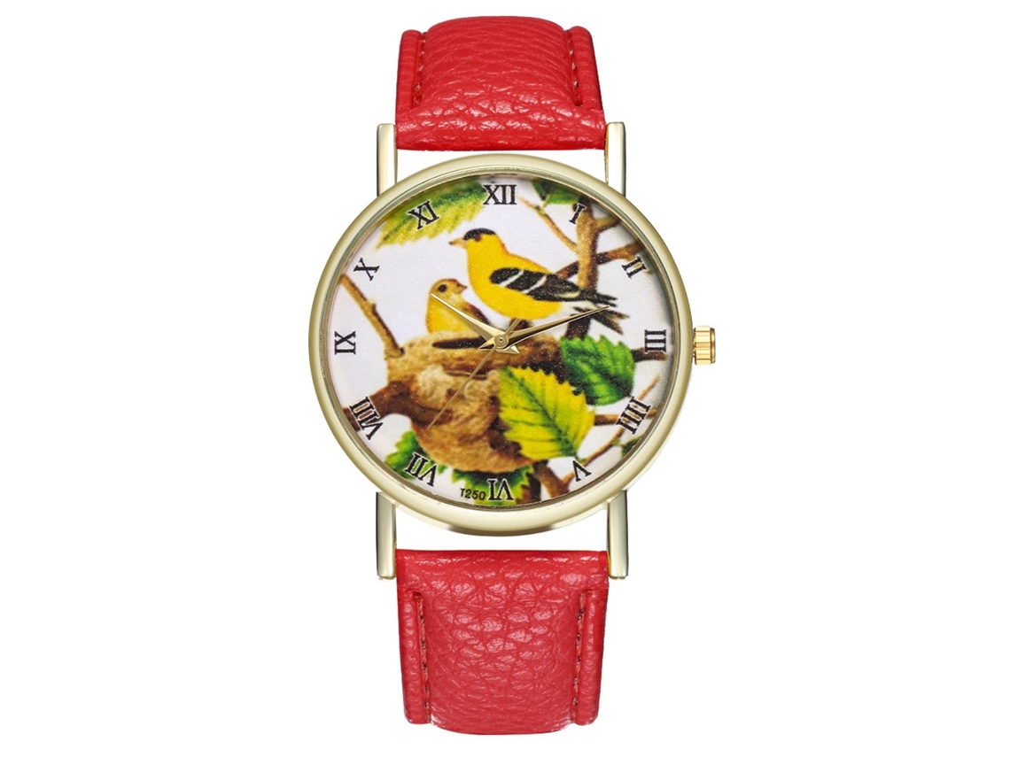 Reloj De Pulsera Analógico Para Pareja Con Correa De Pu, Cuarzo Moderno, Redondo, Estilo Sencillo.