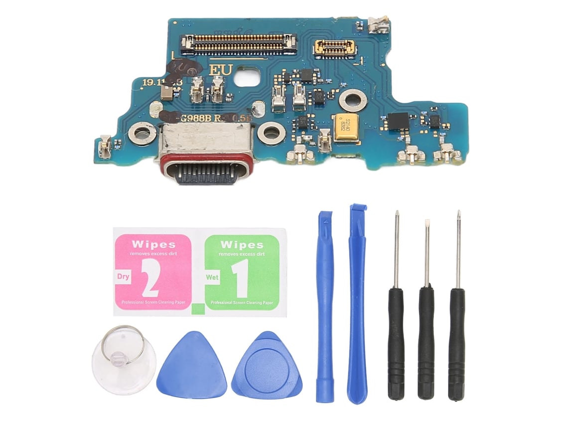 Kit De Reparo De Porta Usb De Carregamento Para Samsung S20 Ultra 5g G988b Com Ferramentas