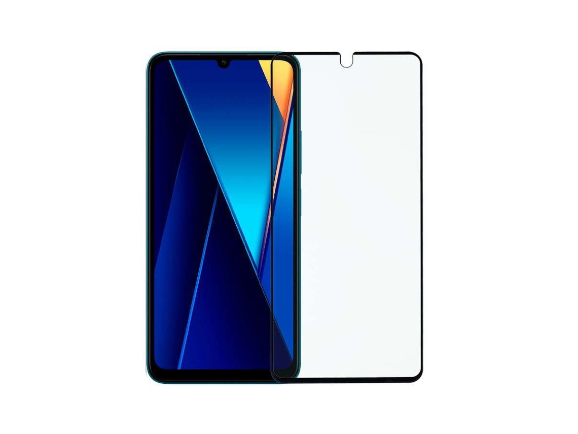 Cristal Templado Completo Negro Para Xiaomi Poco C65