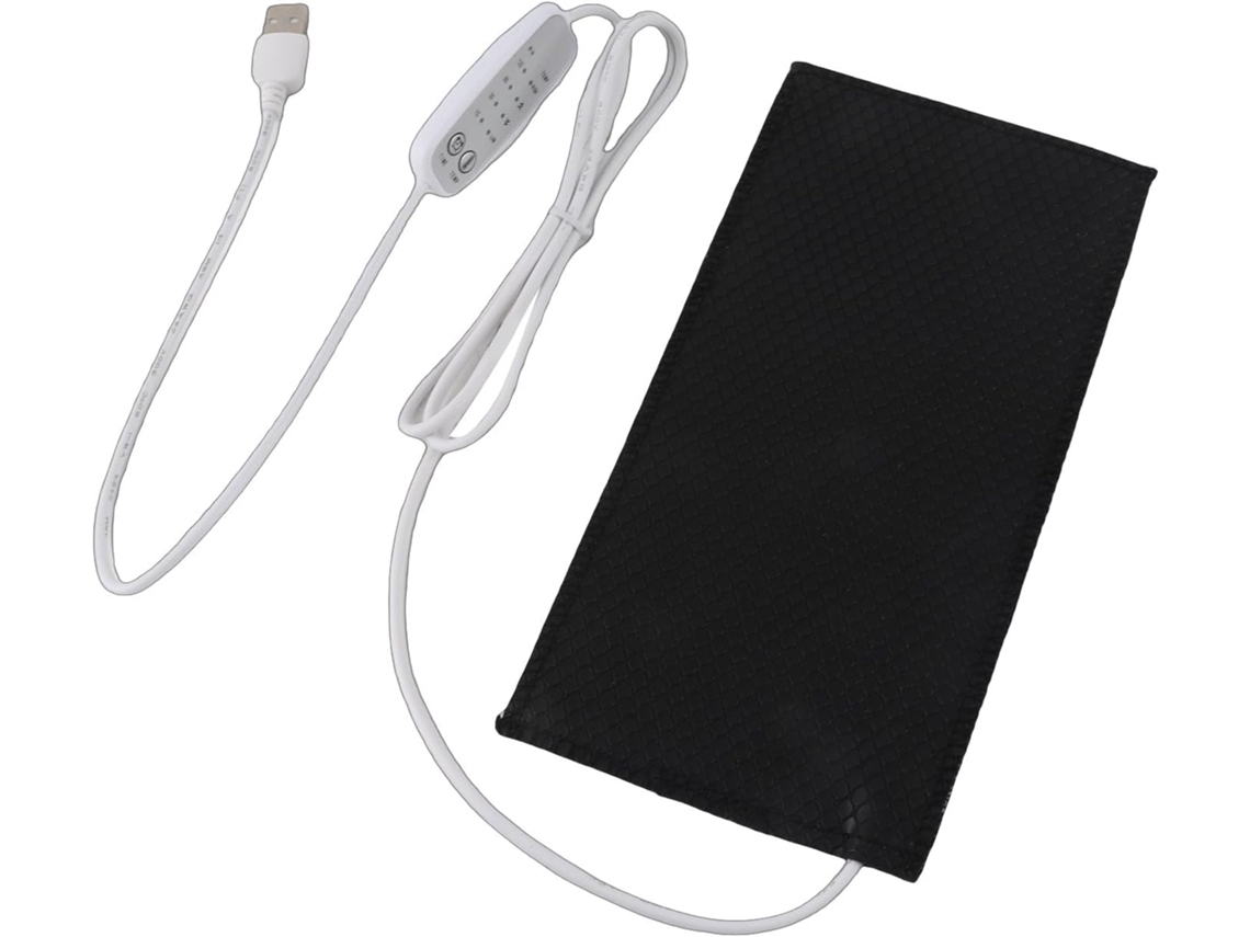 Almohadilla Térmica Plegable Con Control De Temperatura, Alimentada Por Usb, Calentador Eléctrico Resistente Al Agua.