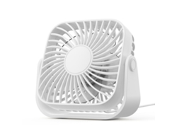 Ventilador De Escritorio Silencioso Portátil Con Alimentación Usb (blanco) Gertiz