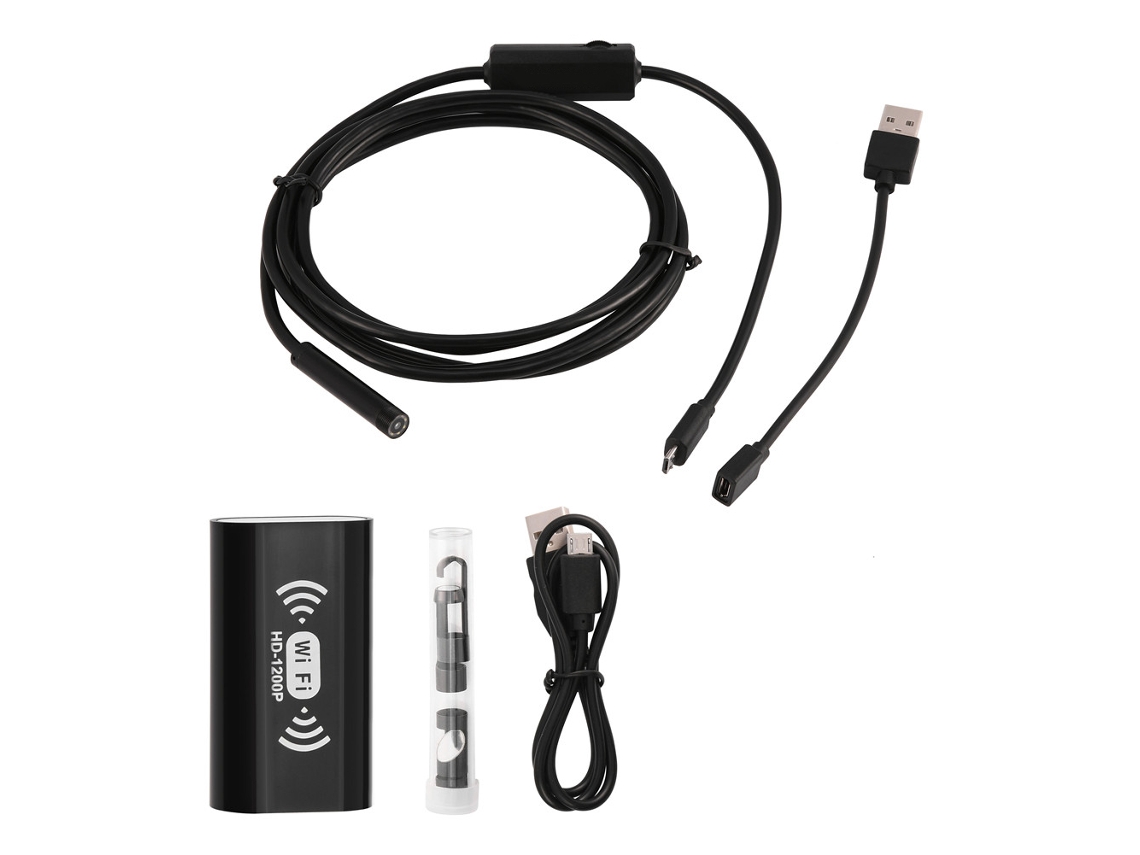Endoscopio 8mm Hd 1200p Wifi Borescopio Cámara De Inspección Impermeable