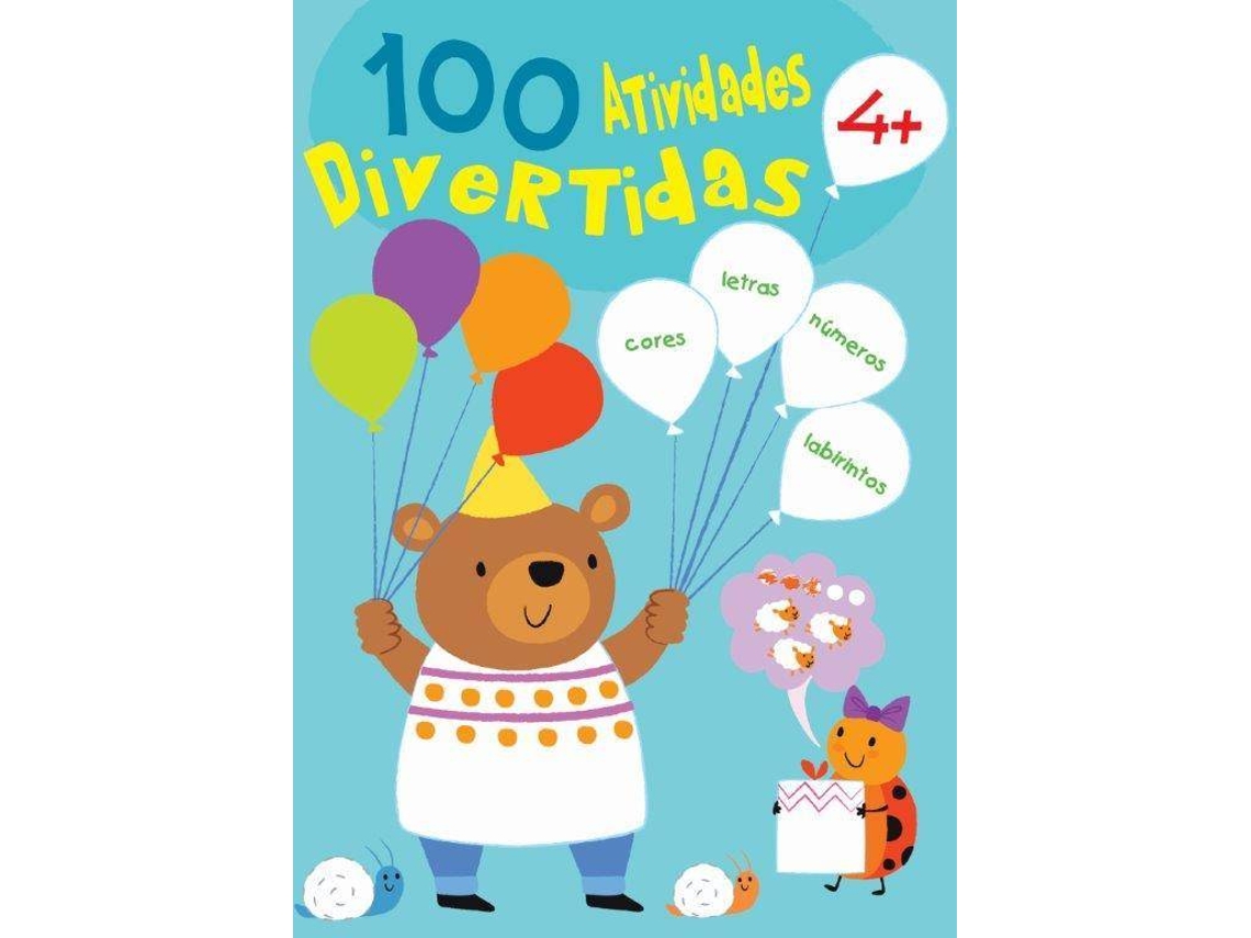 Libro Azul 4+ (100 Atividades Divertidas) (Portugués)