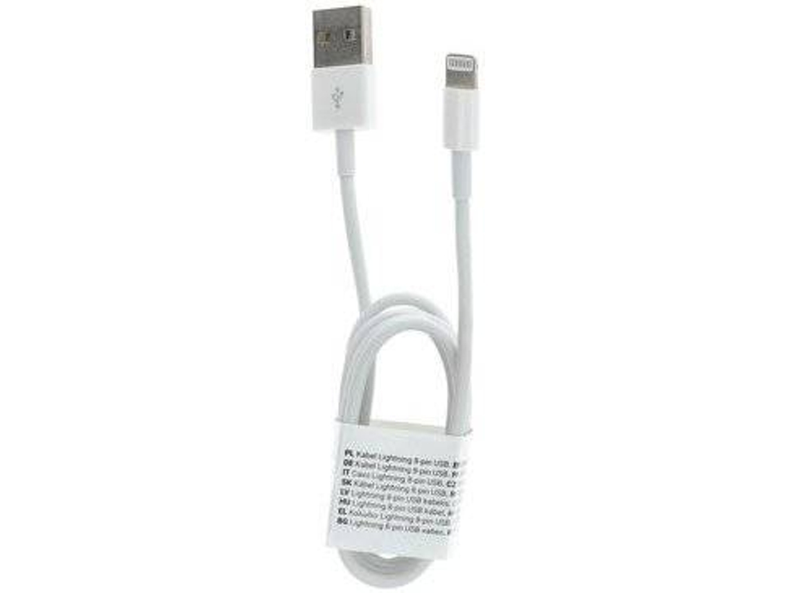 Cable LMOBILE 8 Pin (Lightning - 1m - Blanco)