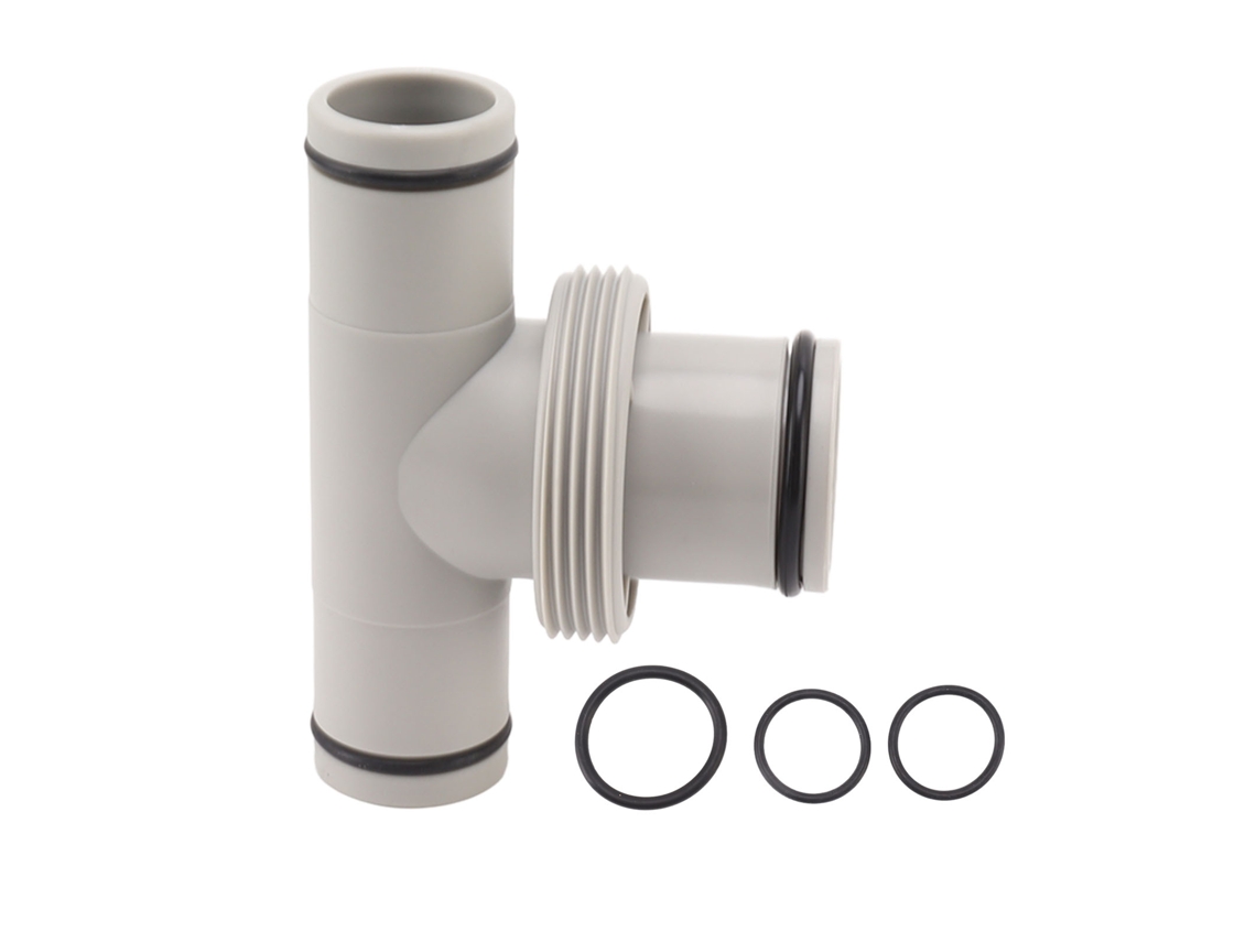 Adaptador De Mangueira Para Piscina - T - Furocabo Para Conexão De Bomba - 1.5 Para 1.25 - Ótimo Para Manutenção Da Piscina