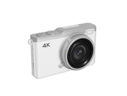 Cámara digital Polaroid HD CCD con pantalla abatible y Wi-Fi para estudiantes SZIQIQI (blanca)