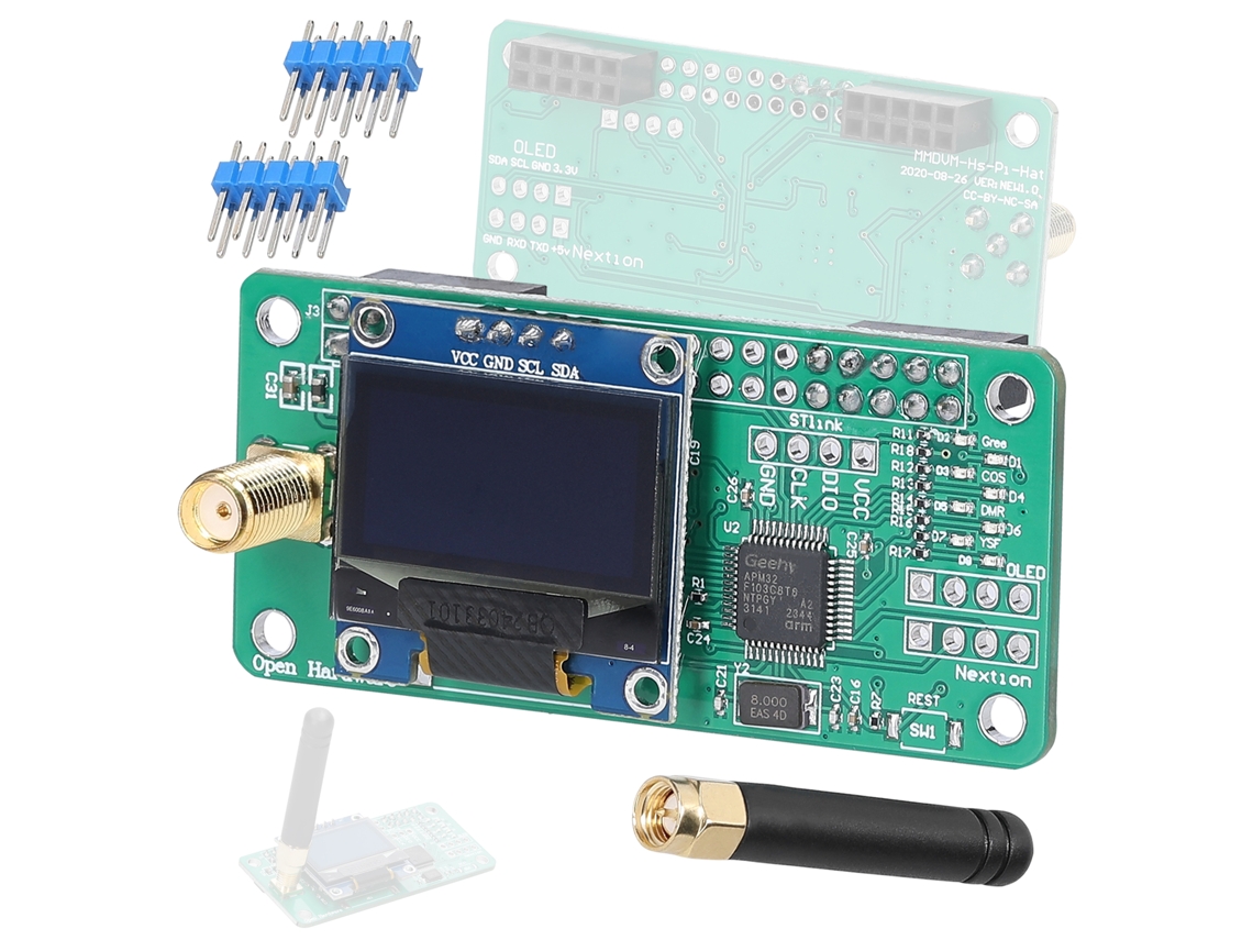 Placa de expansión Veloriskku-Mmdvm Hotspot para Raspberry Pi, placa de comunicaciones de radio digital para aficionados y profesionales de la radio.