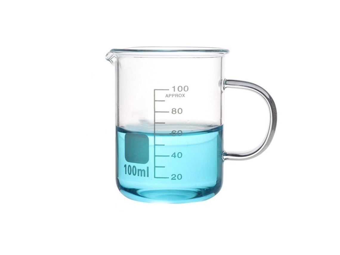 2026-vaso De Precipitado Resistente A Altas Temperaturas Con Mango Y Escala Capacidad 50/100/250/500/1000ml Vidrio Sin Plomo Qinhai
