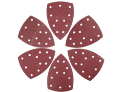 180 Discos De Lijado Triangulares De 105x152 Mm, 11 Orificios, Óxido De Aluminio, Grano 40/60/80/120/180/240