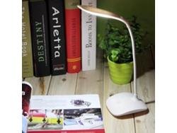 Lámpara de escritorio de cama LED con sensor táctil recargable USB ajustable