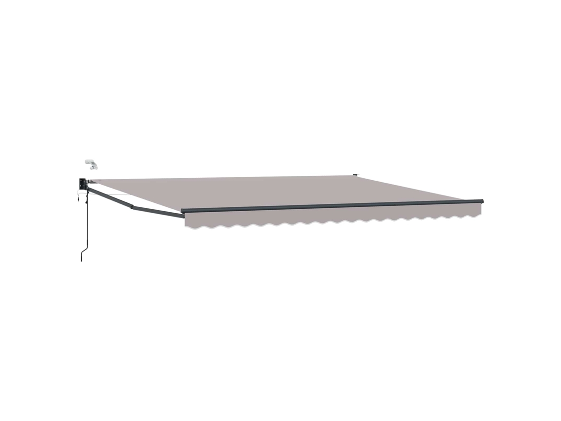 Vidaxl Toldo Retráctil Eléctrico Gris Claro 4 X 2 M