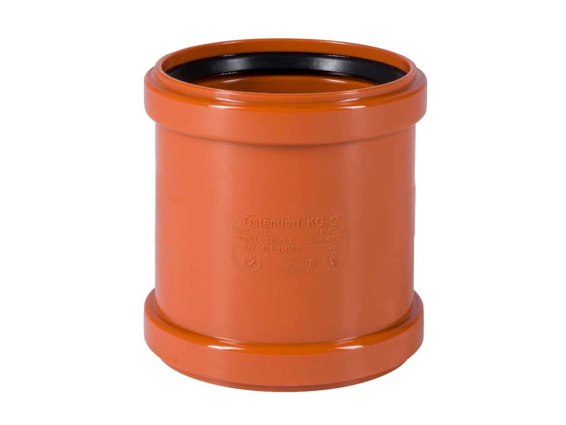 Manguito deslizante Klasebo Kg Dn 315 para tubería de alcantarillado con sellado duradero y montaje sencillo