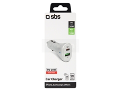 Cargador Encendedor SBS TECRPD20W Blanco