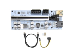 Tarjeta Riser Pcie 8 Condensadores Anti-interferencia Gpu 1x A X16 Para Windows 7/10