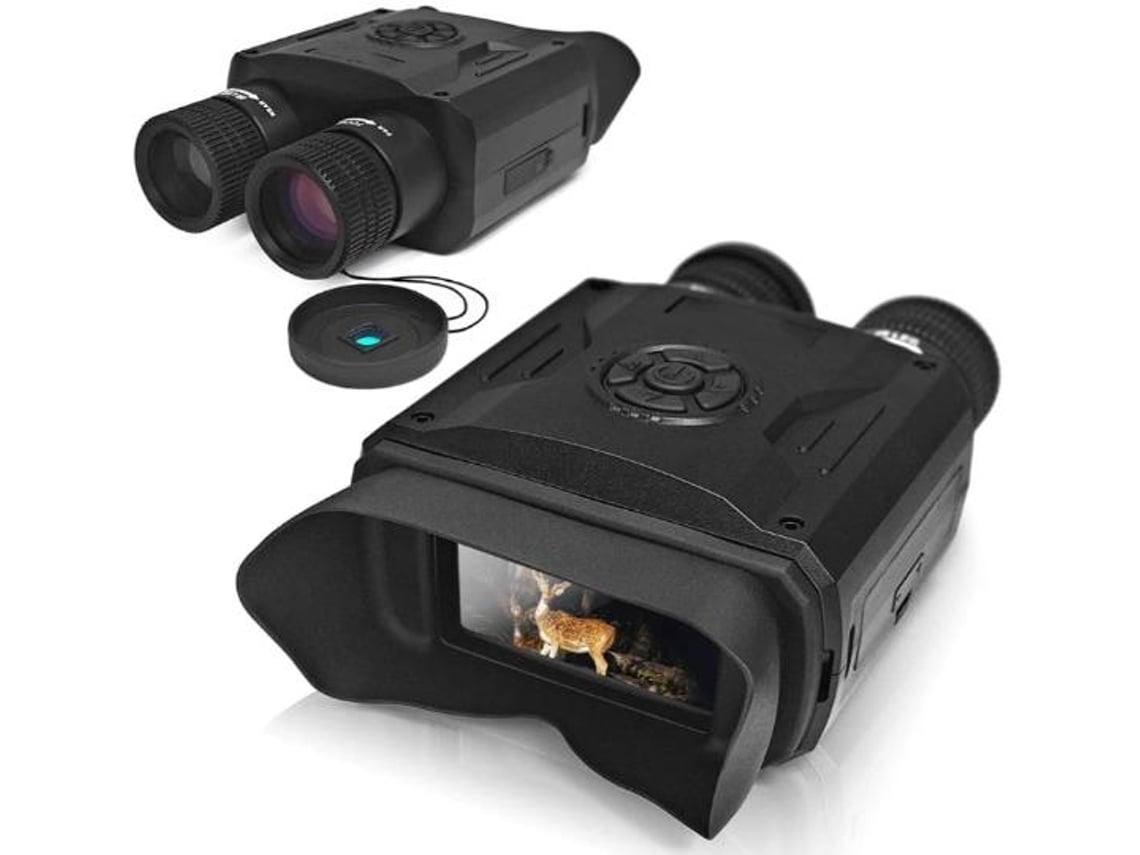 Monóculos De Visão Noturna Digital Infravermelha Full Dark 200m Range Hunting Muito Claro Em 100 Escuridão Preto Facpoet