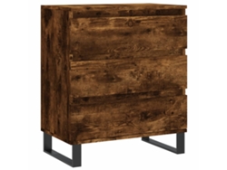 Maison Exclusive - Aparador Madera Contrachapada Color Roble Ahumado 60x35x70 Cm