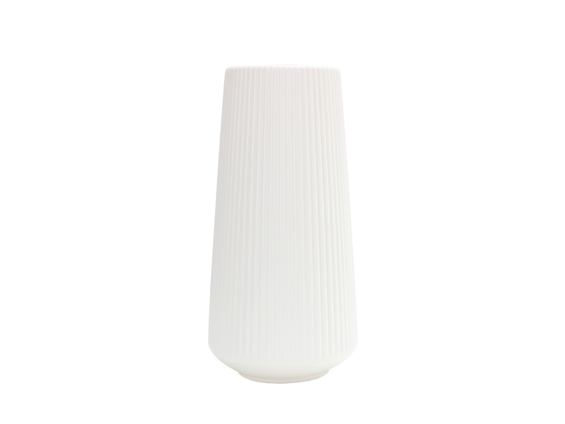 Jarrón moderno minimalista con aspecto cerámico mate, CHABERLU
