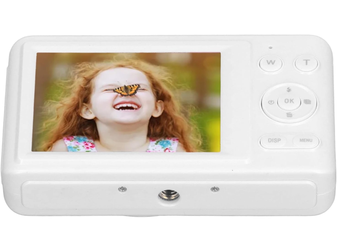 Cámara digital compacta portátil 4k Hd Zoom 16x Pantalla 28 pulgadas 32g Blanca Cuich