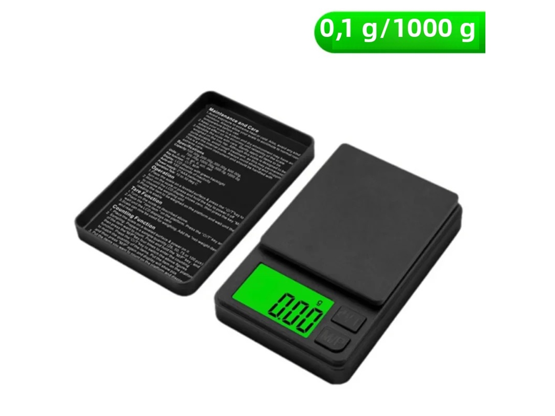 Báscula Digital De Bolsillo Mdug 1000g X 0,1g, Pesa Gramos Y Onzas.