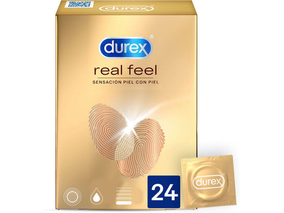 Preservativos DUREX CONDOMS Real Feel (24 Unidades)