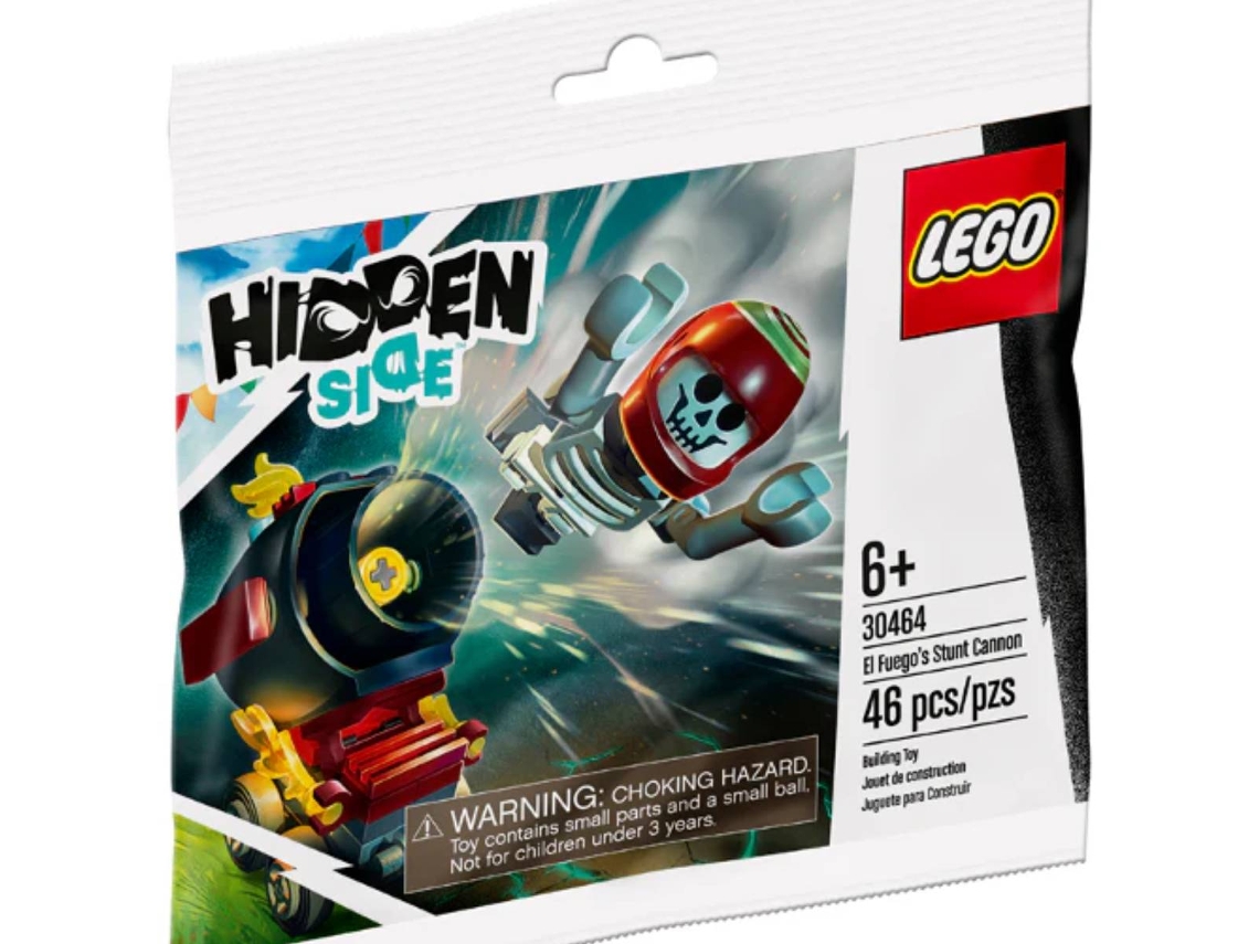 LEGO Hidden Side: 30464 Lado Oculto O Canhão Acrobático El Fuego Multicor