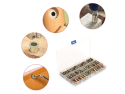 Inserts De Madera, 165 Piezas Tuerca De Zinc M4/m5/m6/m8 Con Rosca Externa Para Muebles De Madera
