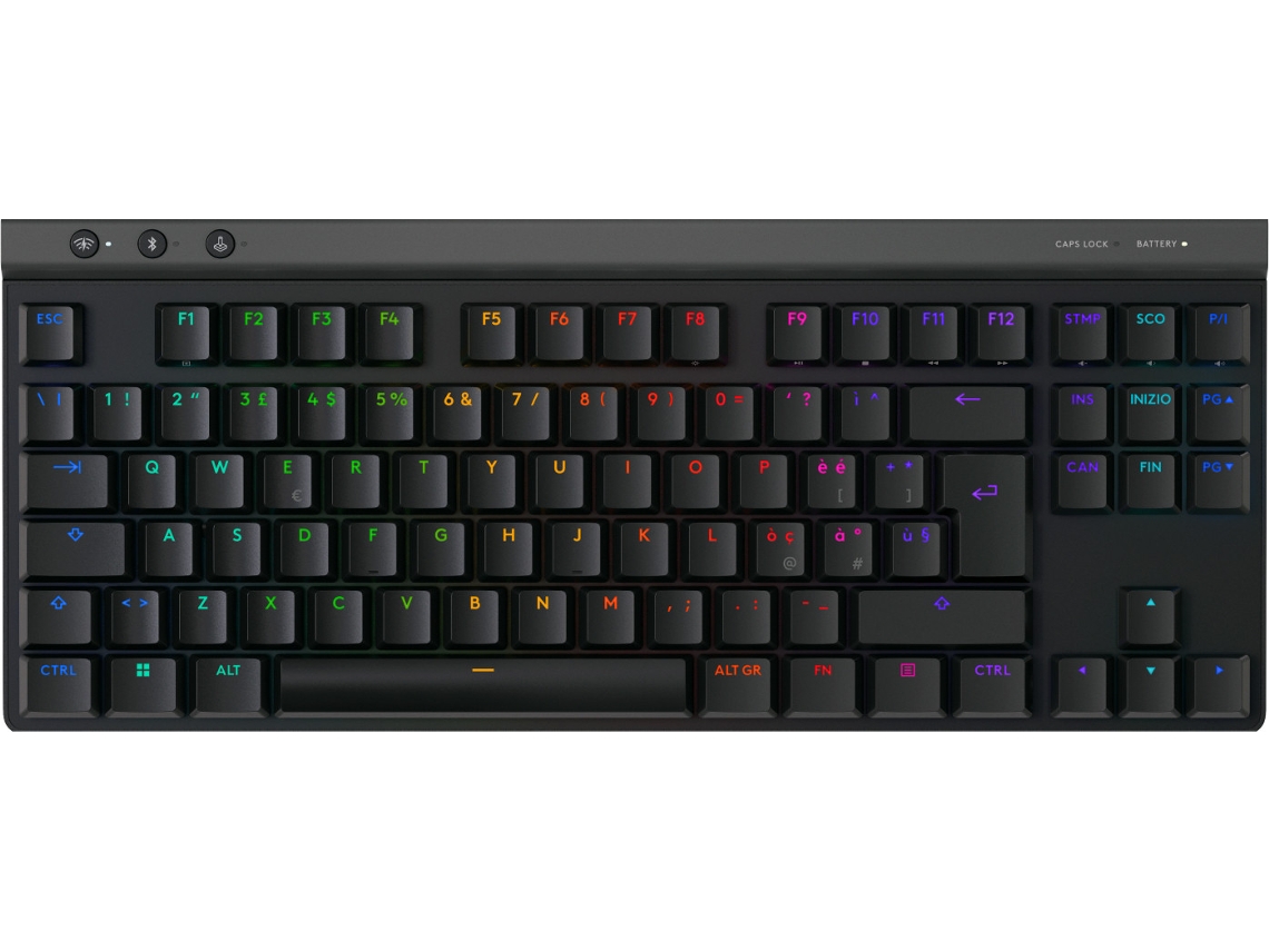 LOGITECH gG515 Teclado Juego Rf Wireless Bluetooth Qwerty Italiano Negro