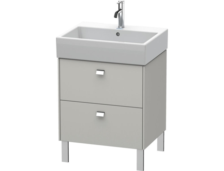 Mueble de aseo DURAVIT Brioso de 58,4 x 45,9 cm 2 extraíbles incl. hueco para sifón y delantal para lavabo Vero Air 235060