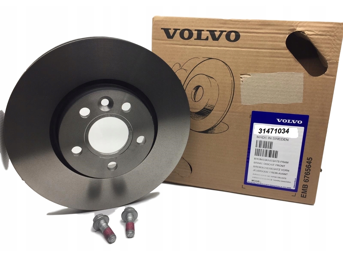 Discos de freno delanteros originales Volvo XC60 de 328 mm (31471034)