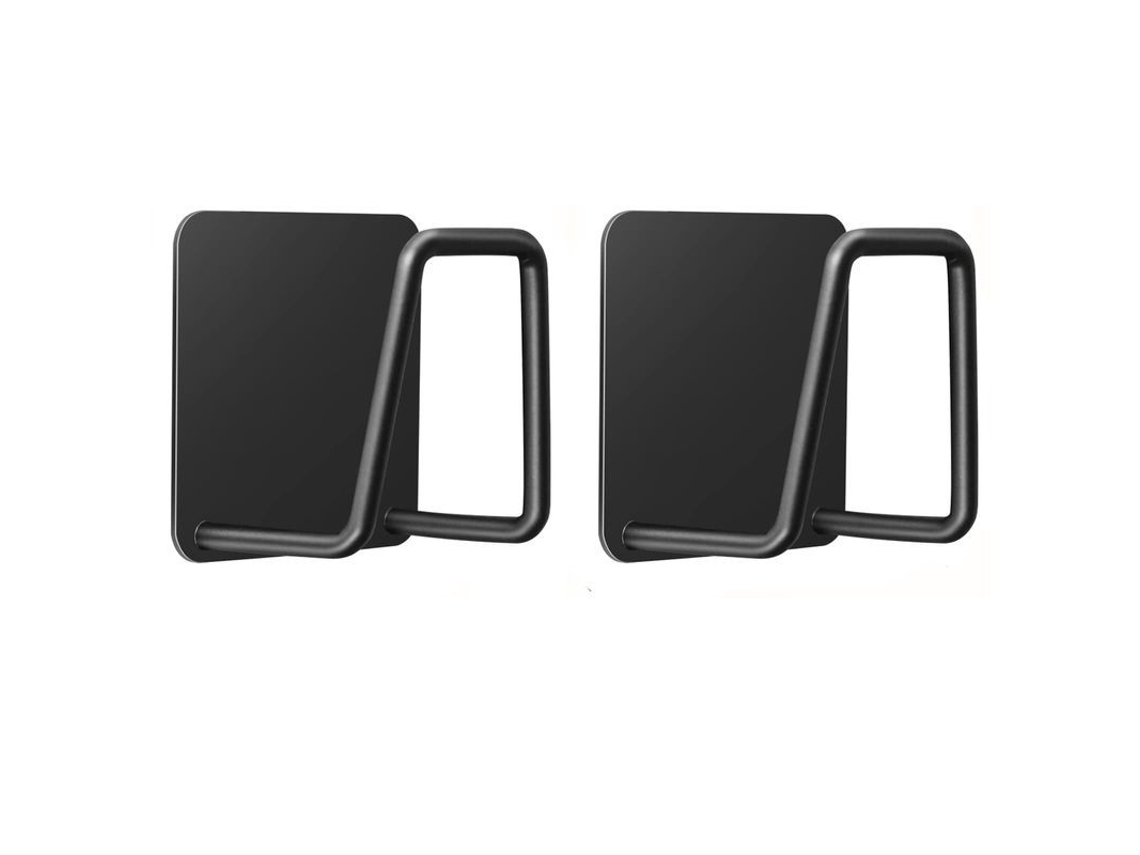 Esponja para fregadero de cocina Rebe-portasos, 2 unidades, acero inoxidable 304, resistente a roturas, color negro.