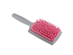 Cepillo de secado rápido, peine y toalla de microfibra absorbente para cabello húmedo y seco, color rosa. Rosewell