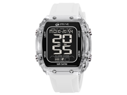 Reloj Deportivo Elegante Para Hombre (blanco), Reloj De Pulsera Electrónico Digital Luminoso E Impermeable.