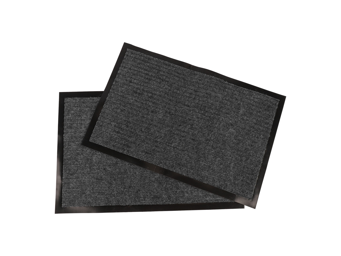 2 Felpudos De Interior, Fibra Química Absorbente, Antideslizantes, Lavables, Para Baño, Cocina Y Entrada.