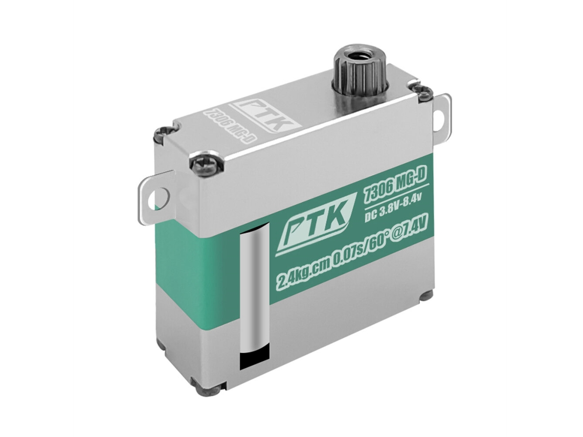 Ptk 7306 Mg-dptk 7306 Mg-d 7g Full Metal Digital Rc Servo For Fixed Wing Airplane Model