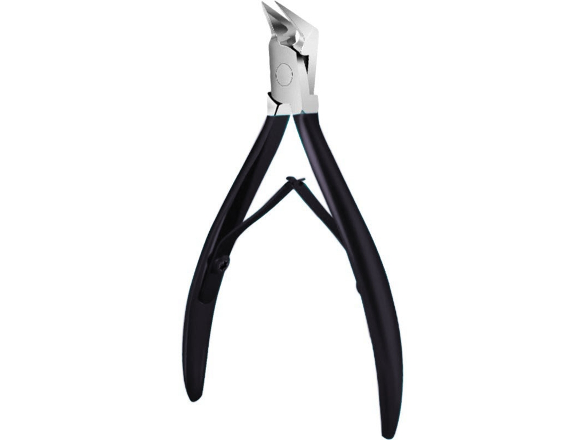 Cortaúñas Digitallab de acero inoxidable afilado, apto para uñas gruesas (negro)