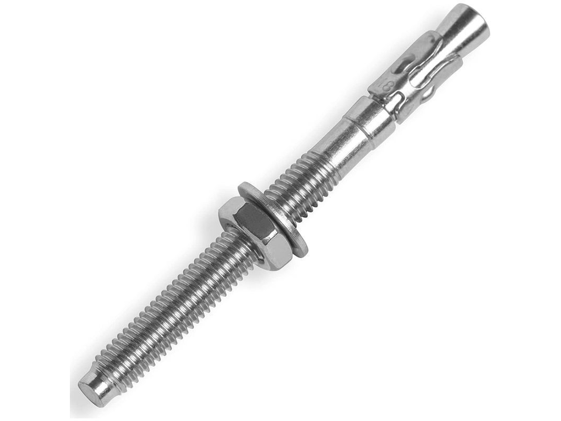 2026altiro-perno De Anclaje De Cuña M10 Ø10mm X L90mm De Acero Inoxidable Aisi 304 Con Tuerca Y Arandela 10 Unidades