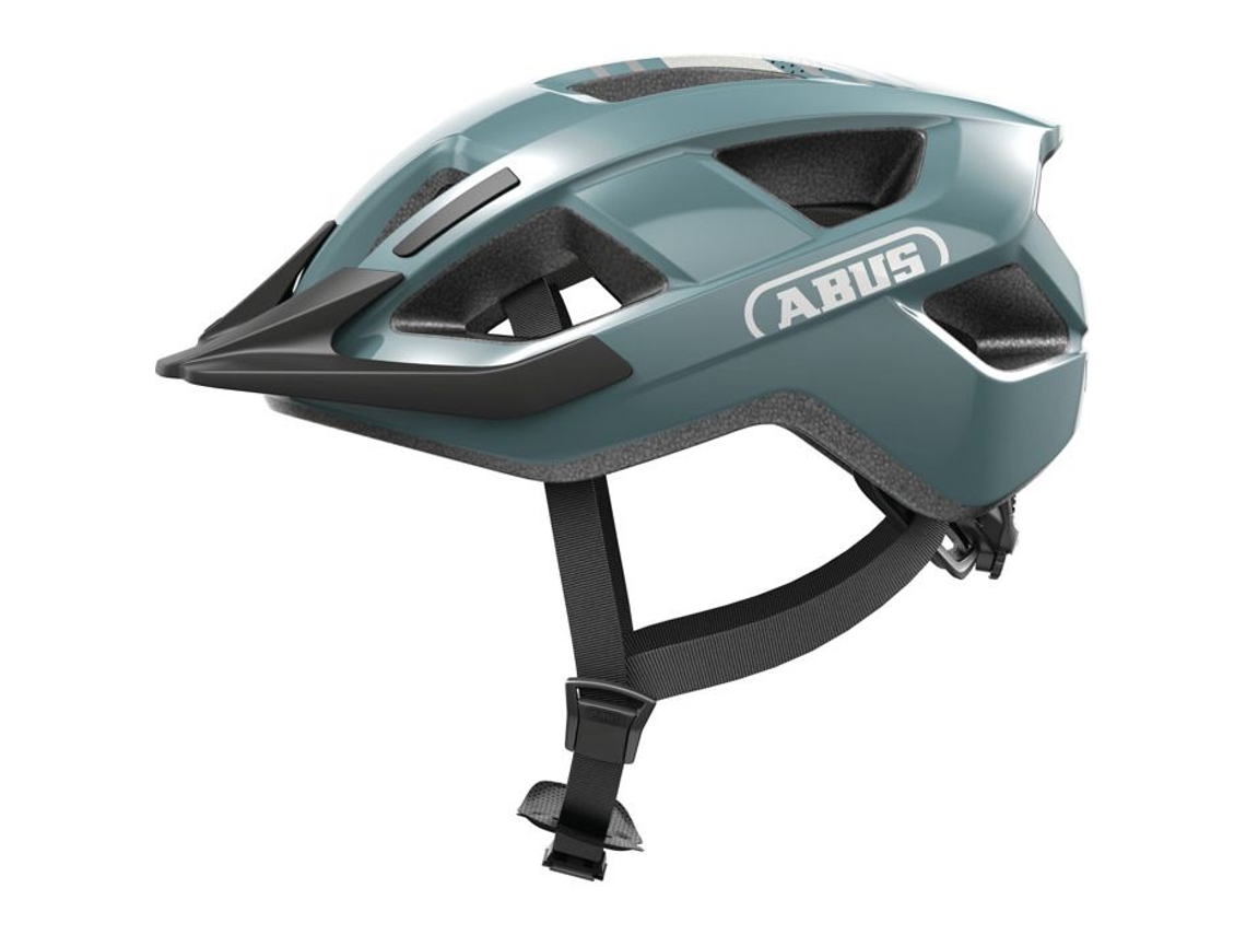 Casco Vtt Abus 41253 Aduro 3.0 Led Glaciar Azul M